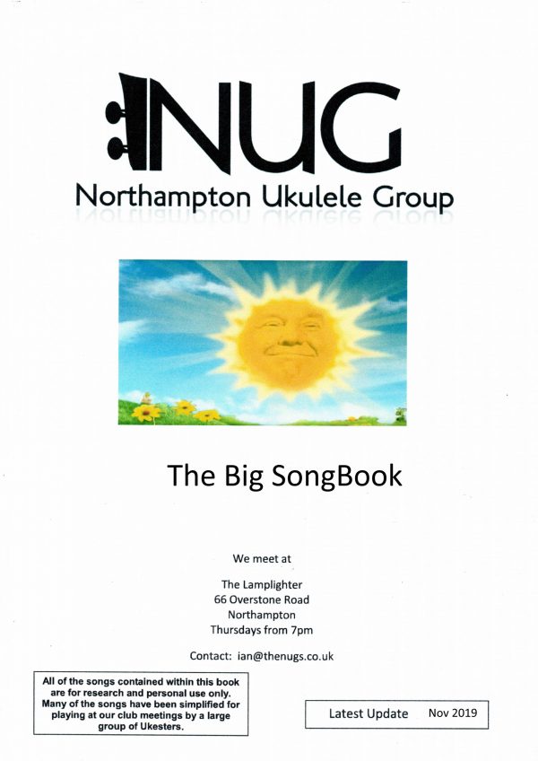 the nugs big songbook for uke and ukulele tunes in northampton